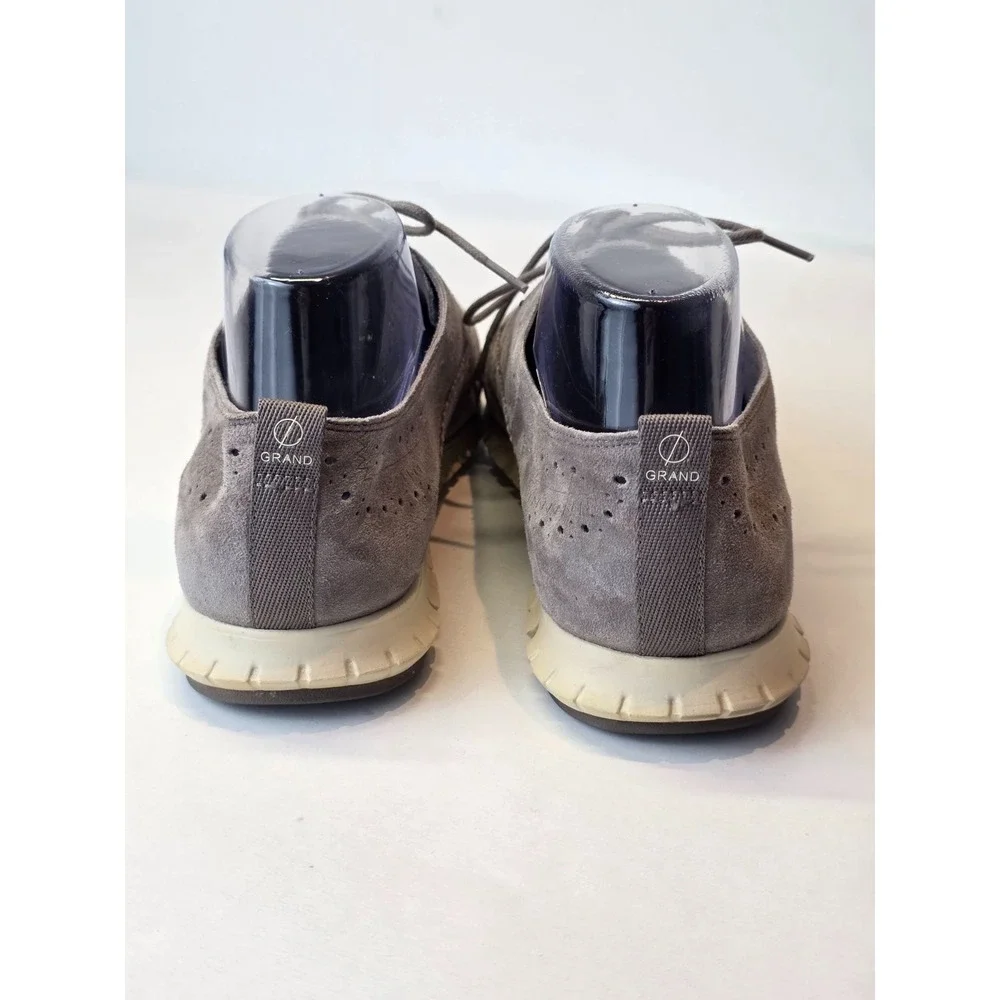 Cole‎ Haan Zerogrand Women's Sneakers Size 10 Gray Suede Wing Oxford Dress Shoes